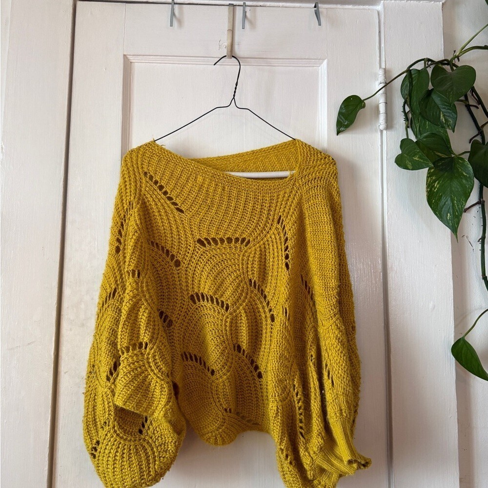 Elodie Mustard Knit Women's Sweater